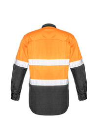 Mens Rugged Cooling Hi Vis Taped Long Sleeve Shirt