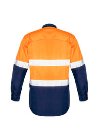Mens Rugged Cooling Hi Vis Taped Long Sleeve Shirt