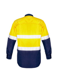 Mens Rugged Cooling Hi Vis Taped Long Sleeve Shirt