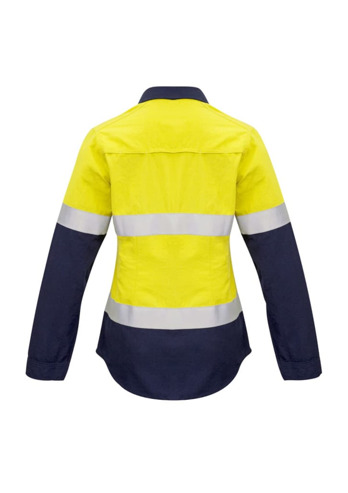 Womens FR Closed Front Hooped Taped Spliced Shirt