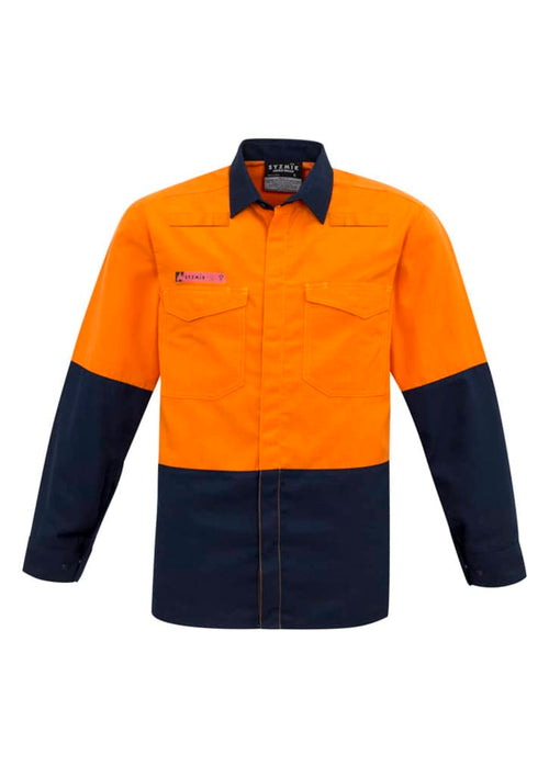 Mens Hi Vis Spliced Shirt