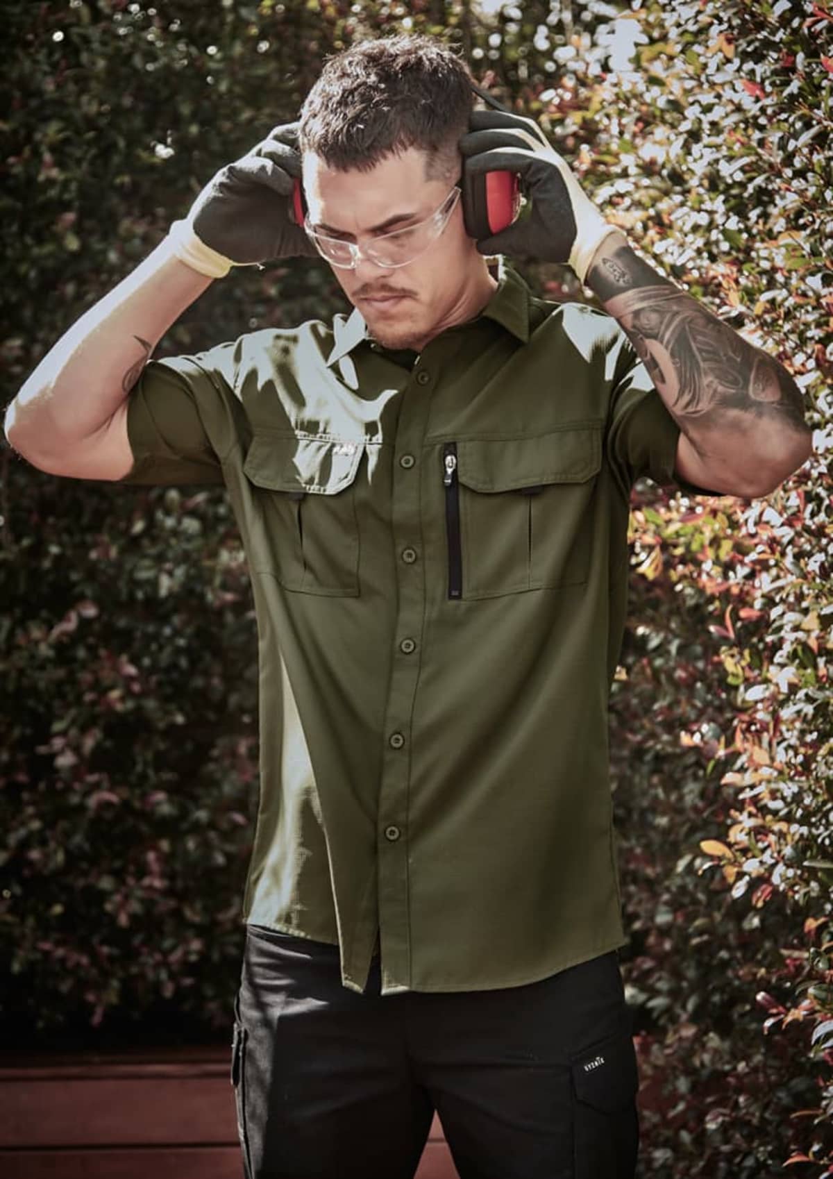 Mens Outdoor Short Sleeve Shirt