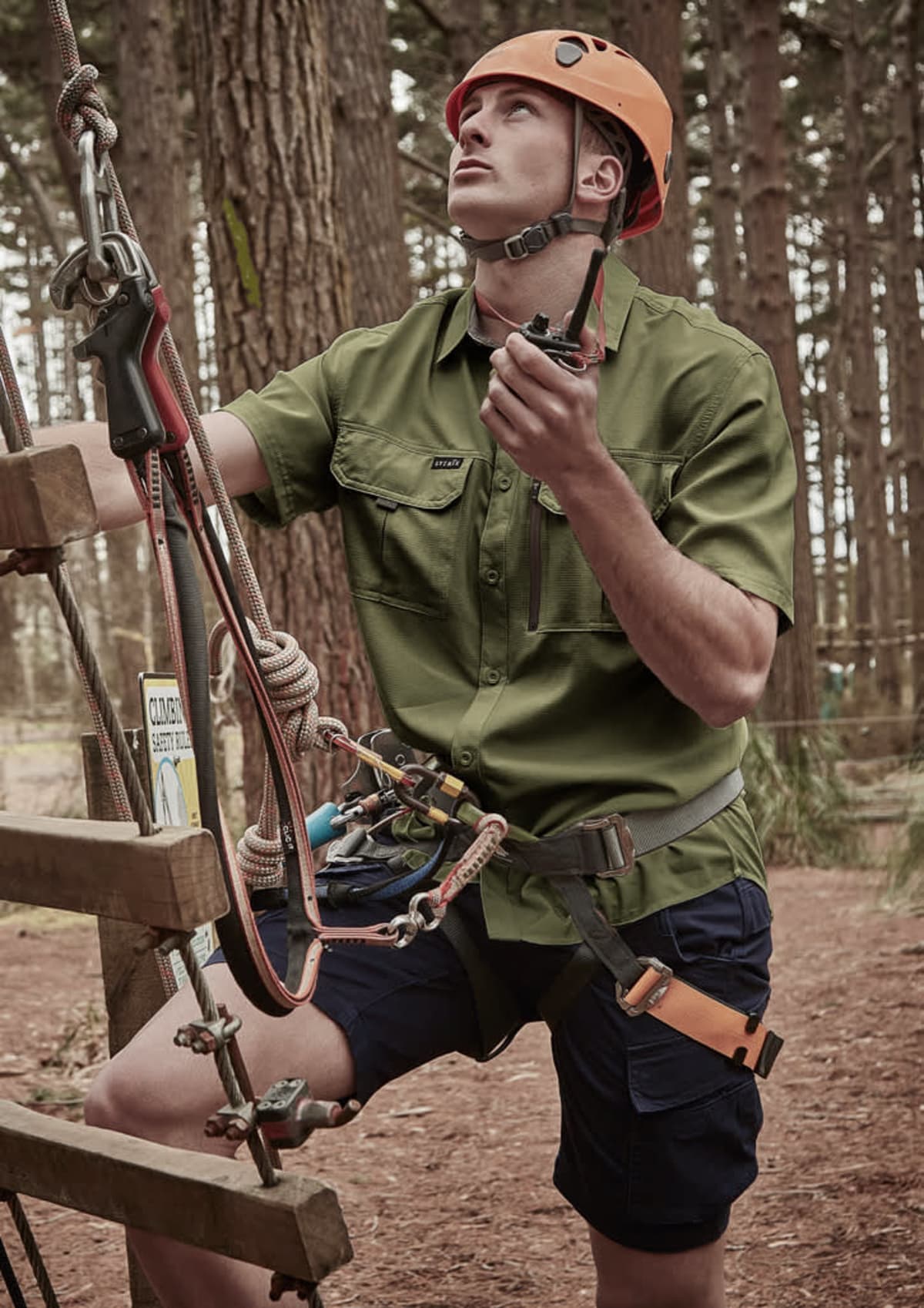 Mens Outdoor Short Sleeve Shirt