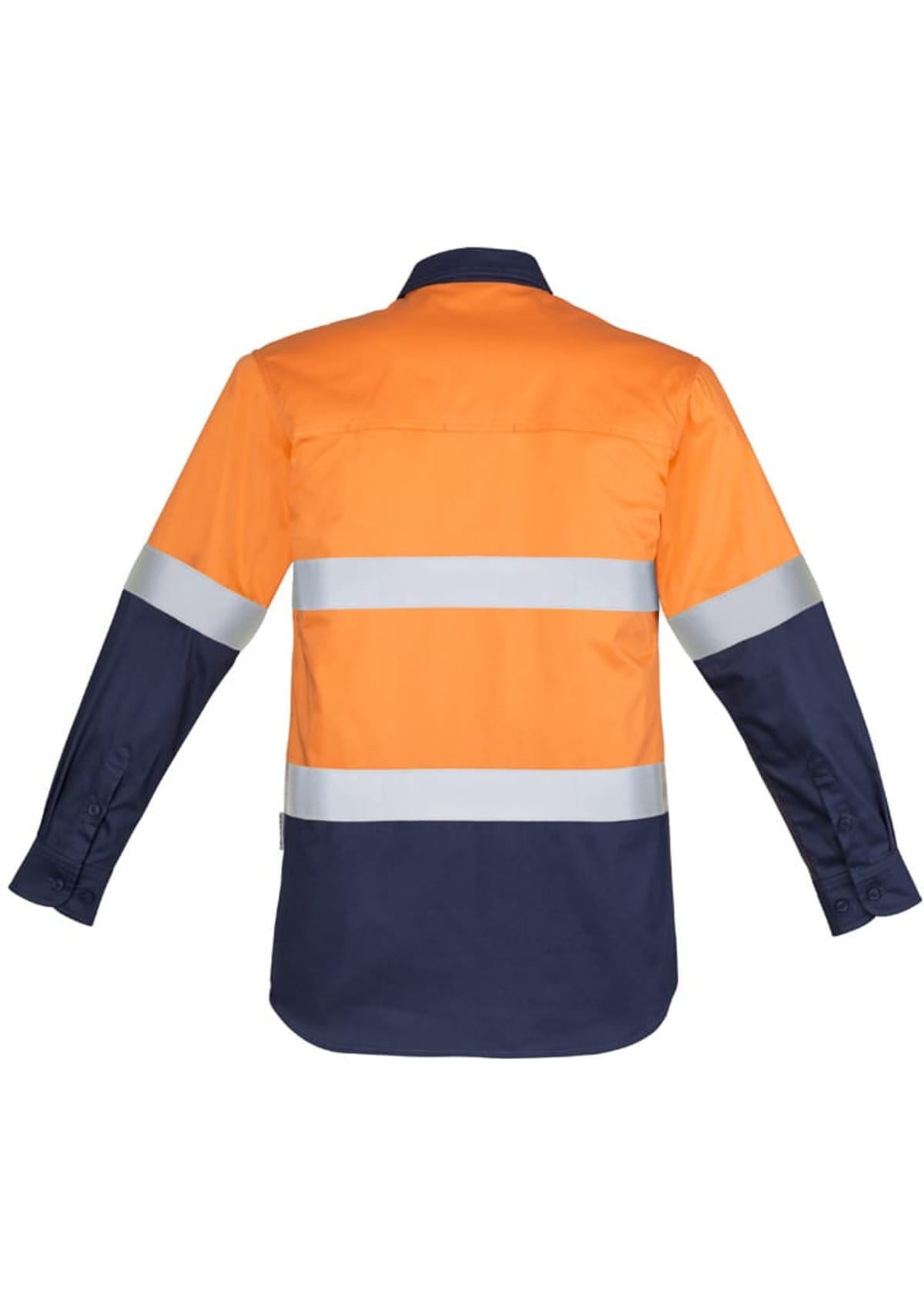 Mens Closed Front Long Sleeve Shirt - Hoop Taped