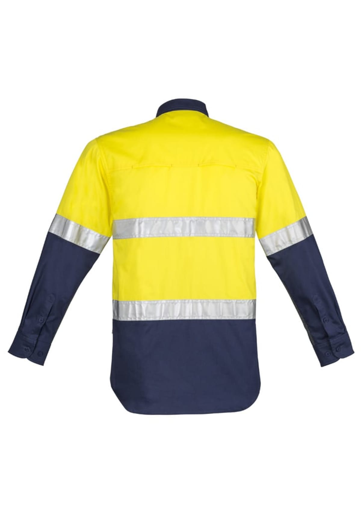 Mens Closed Front Long Sleeve Shirt - Hoop Taped