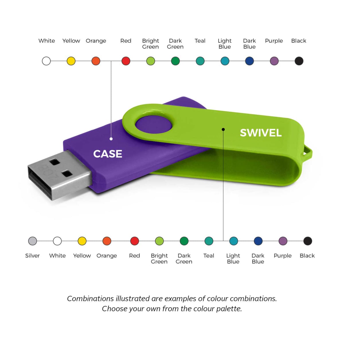 Helix 4GB Mix & Match Flash Drive