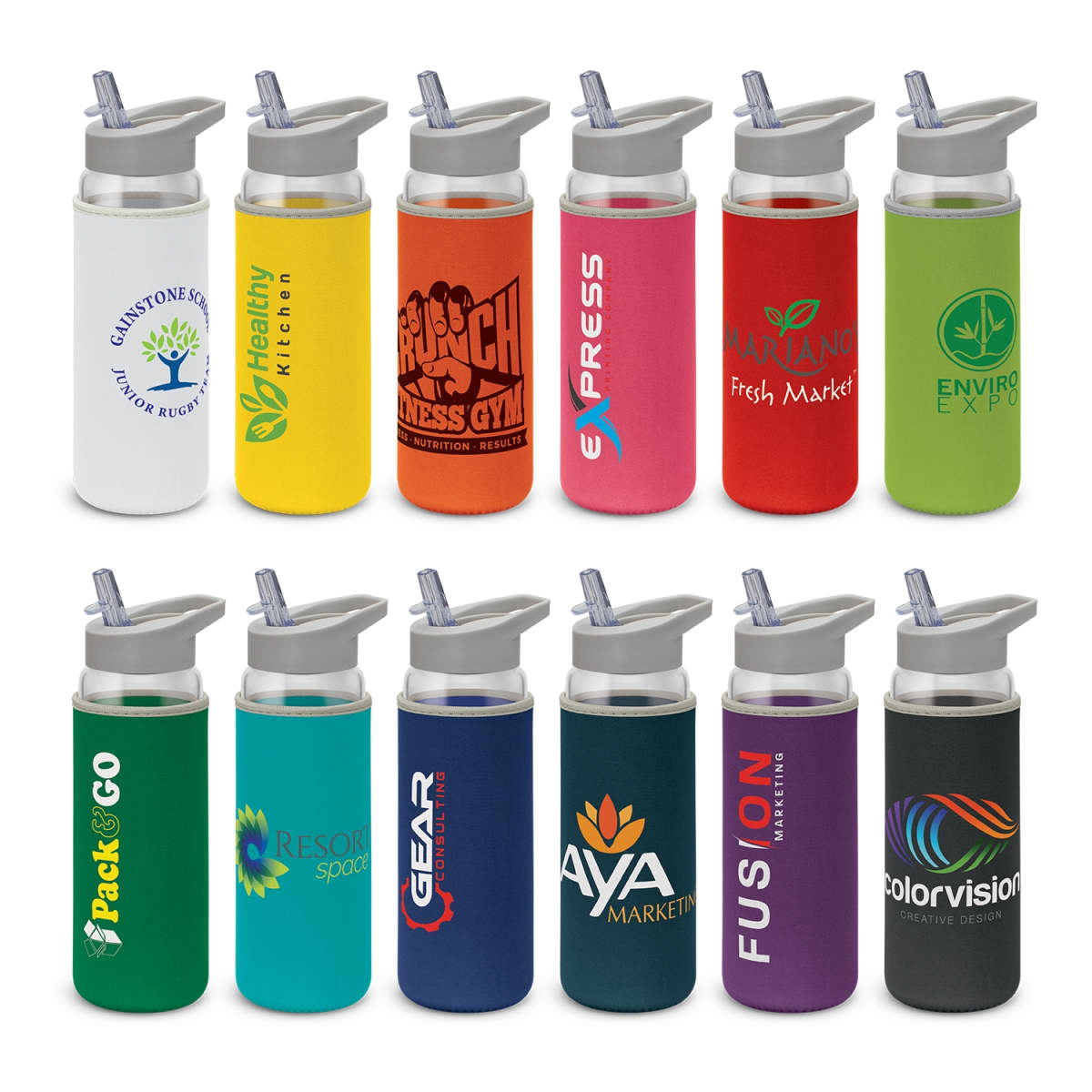 Elixir Glass Bottle - Neoprene Sleeve