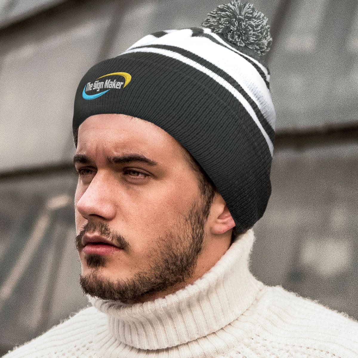 Commodore Beanie with Pom Pom