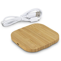 Vita Bamboo Wireless Charger - Square