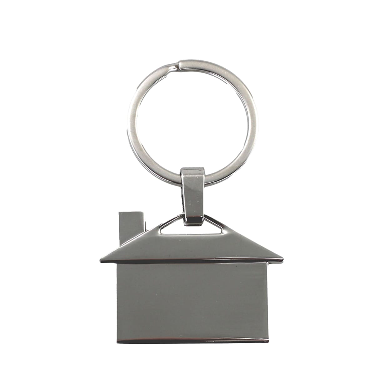 House Shaped Metal Keyring