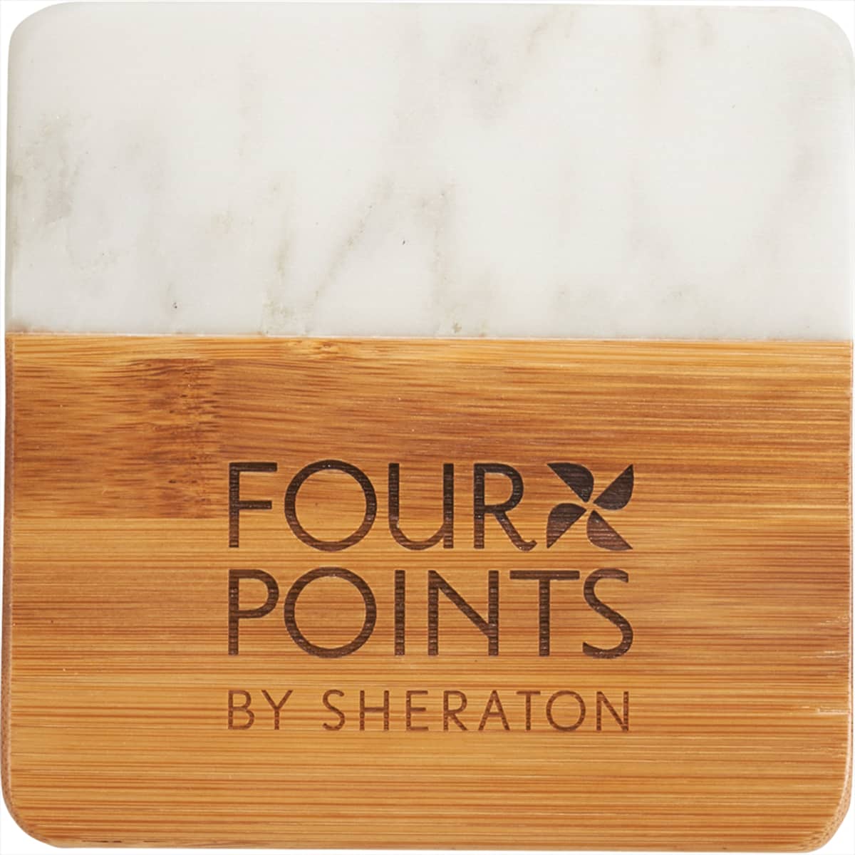 Marble & Bamboo Coaster
