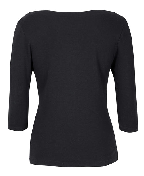 C of C Ladies 3/4 Sleeve Boat Neck Tee