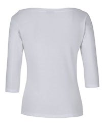 C of C Ladies 3/4 Sleeve Boat Neck Tee