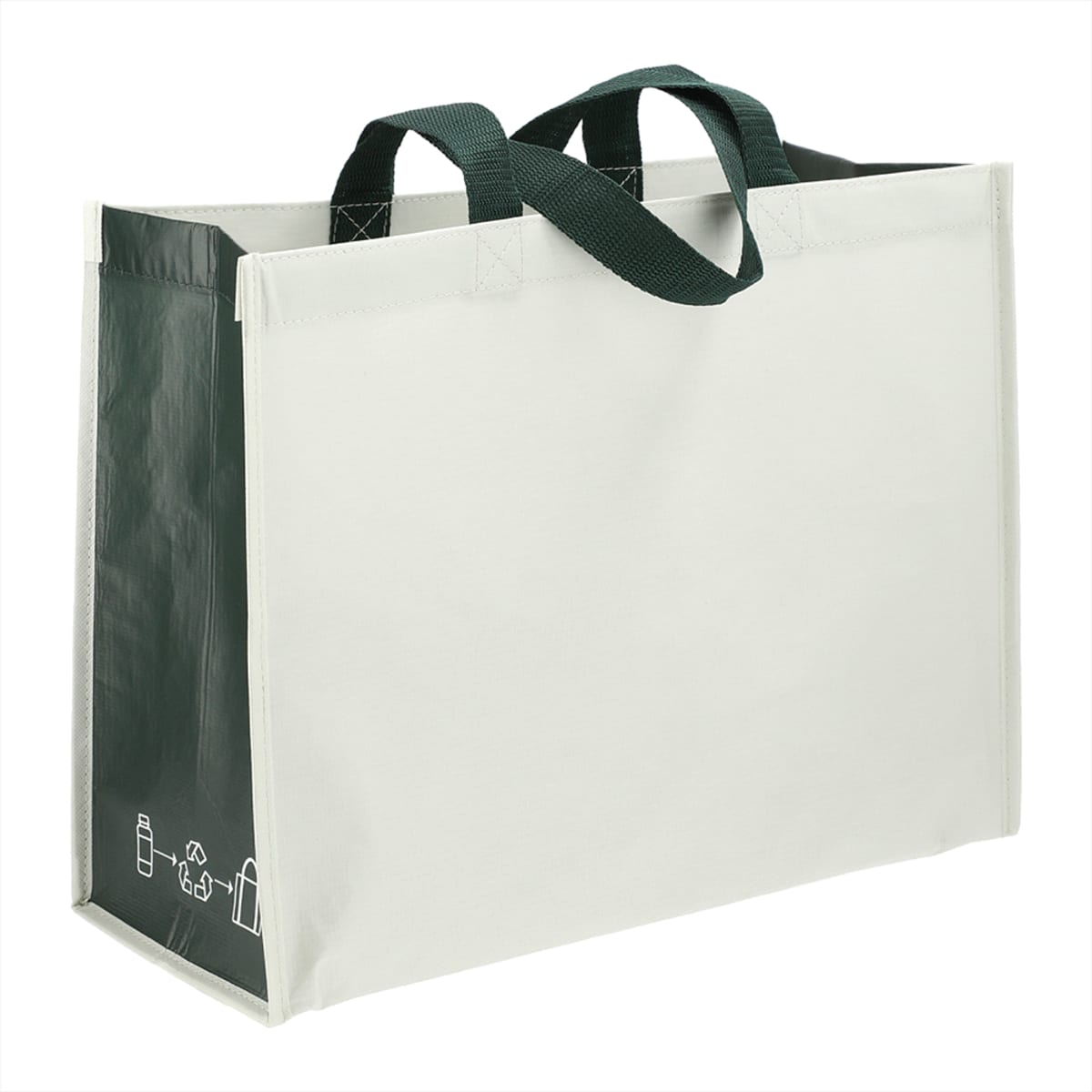 RPET Laminated Matte Non-Woven Shopper Tote