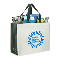 RPET Laminated Matte Non-Woven Shopper Tote