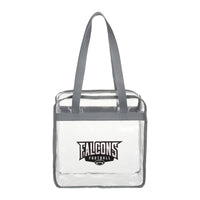 Game Day Clear Zippered Safety Tote 15L