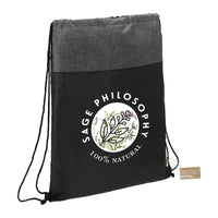 Ash Recycled Drawstring Bag