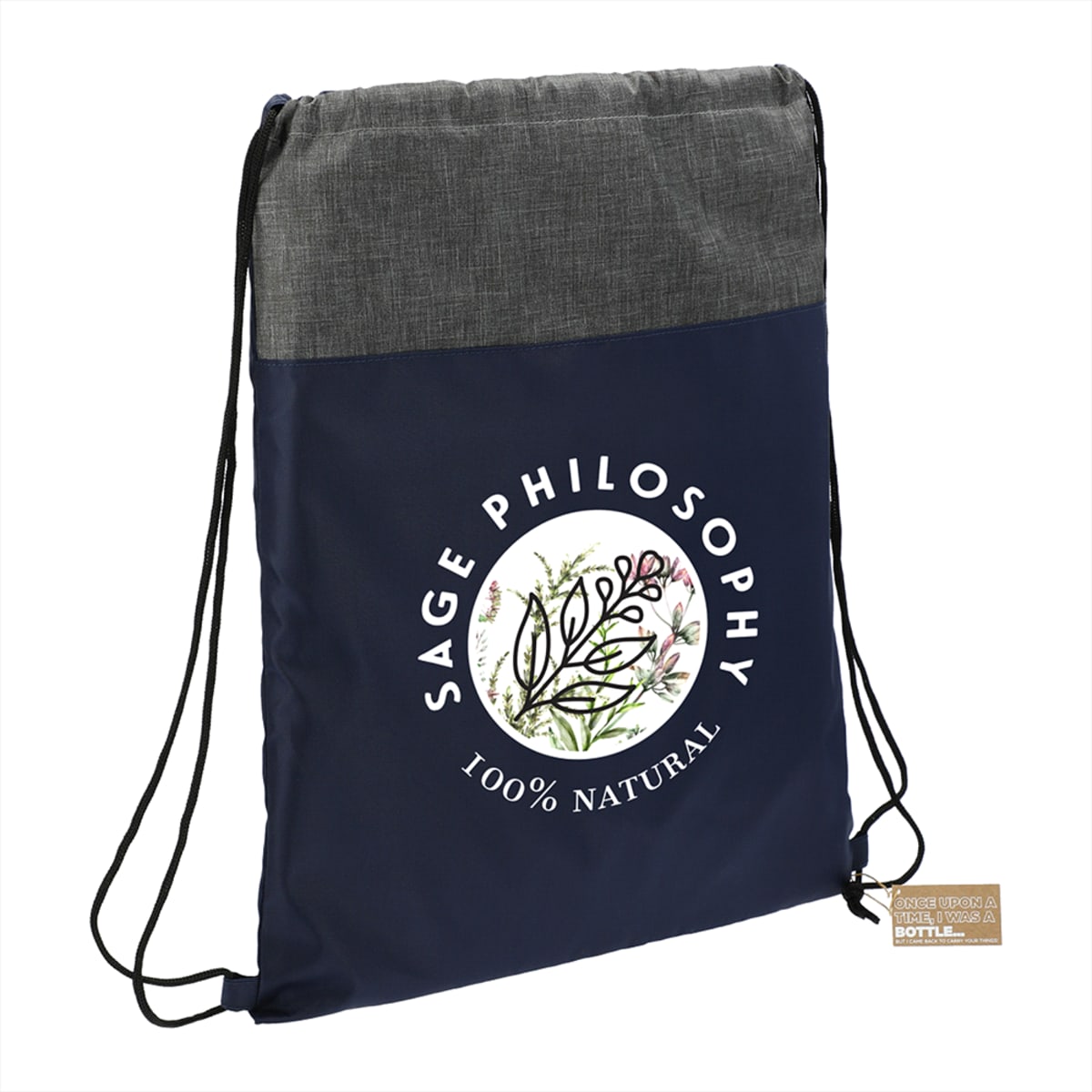 Ash Recycled Drawstring Bag