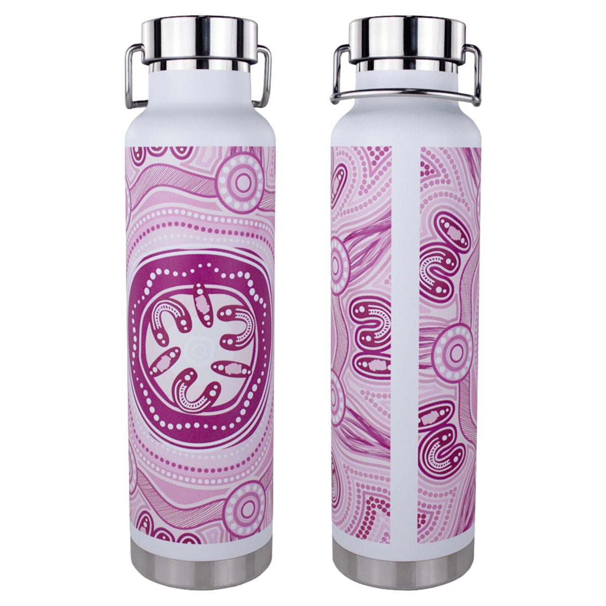 Thor Copper Vacuum Insulated Bottle with Digital Rotary Print - 650ml