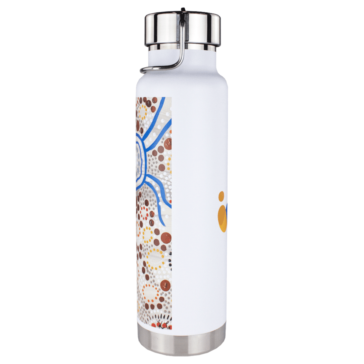 Thor Copper Vacuum Insulated Sipper Bottle with Digital Rotary Print - 740ml