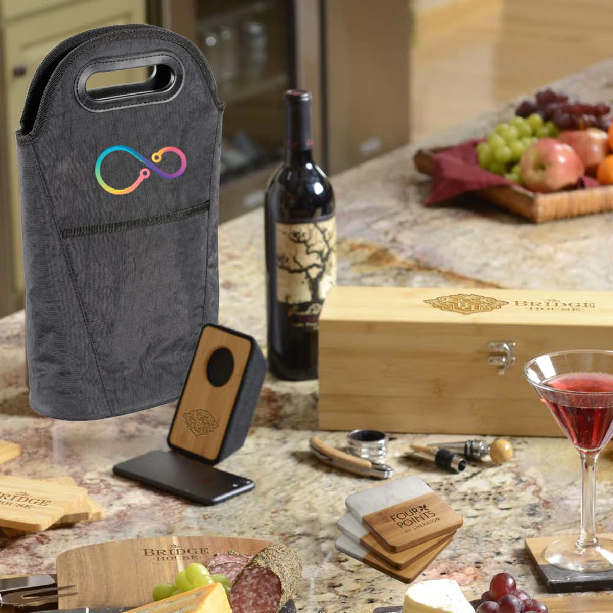 Two Bottle Insulated Wine Cooler & Carrier 9L