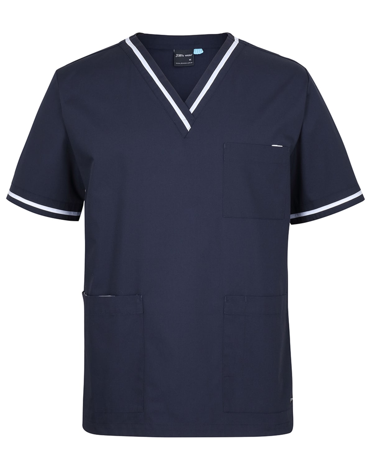 JB's Contrast Scrubs Top