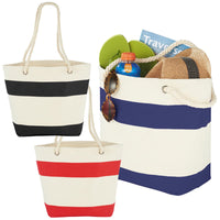 Capri Stripes Cotton Tote