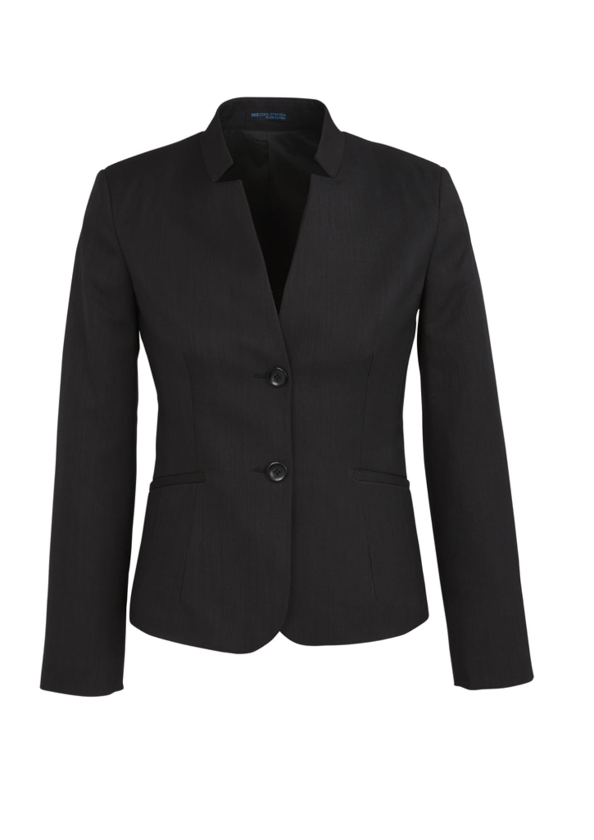 Womens Cool Stretch Short Jacket with Reverse Lapel