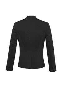 Rococo Womens Single Button Collarless Jacket