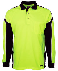 JB's Hi Vis L/S Arm Panel Polo