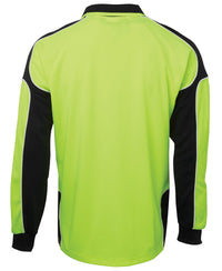 JB's Hi Vis L/S Arm Panel Polo