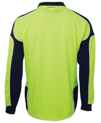 JB's Hi Vis L/S Arm Panel Polo