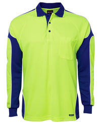 JB's Hi Vis L/S Arm Panel Polo