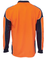 JB's Hi Vis L/S Arm Panel Polo