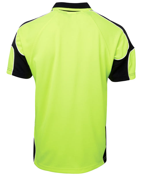 JB's Hi Vis S/S Arm Panel Polo