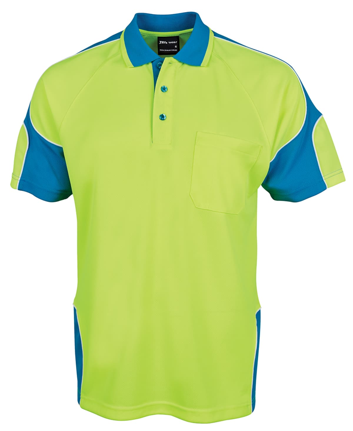 JB's Hi Vis S/S Arm Panel Polo