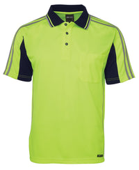 JB's Hi Vis S/S Arm Tape Polo