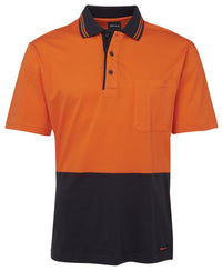 JB's Hi Vis S/S Cotton Polo