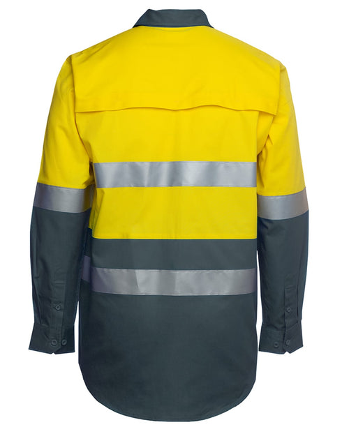 JB's Hi Vis L/S (D+N) 150G Work Shirt