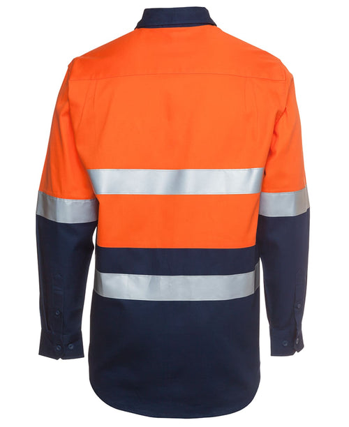 JB's Hi Vis (D+N) L/S 190G Work Shirt