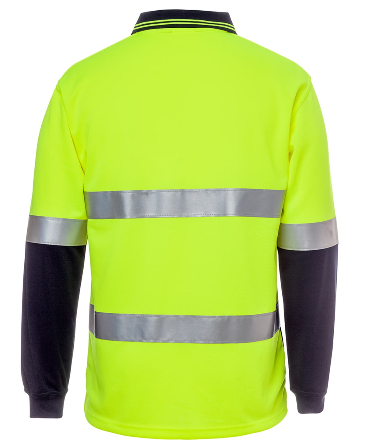 JB's Hi Vis L/S (D+N) Cotton Back Polo