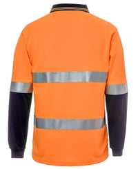 JB's Hi Vis L/S (D+N) Cotton Back Polo