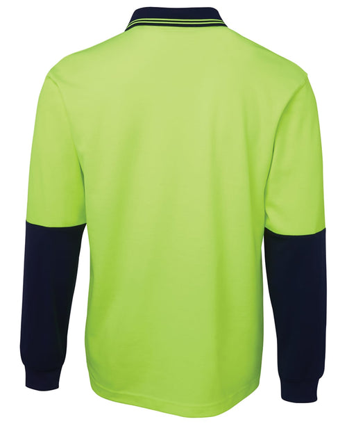 JB's Hi Vis L/S Cotton Back Polo