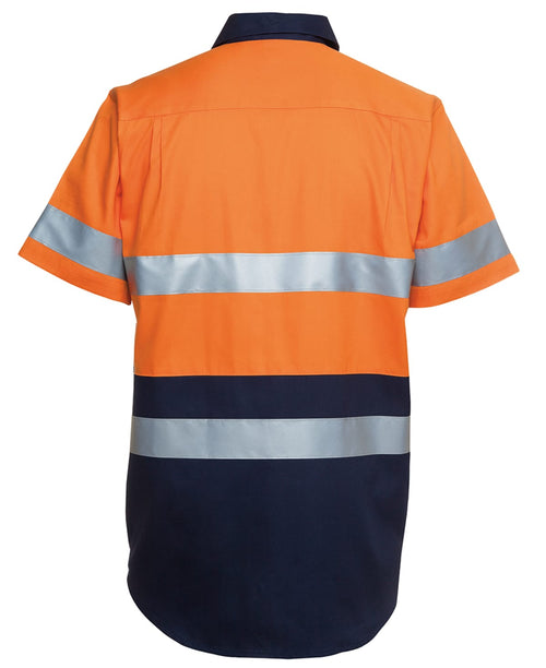 JB'S Hi Vis S/S (D+N) 190G Work Shirt