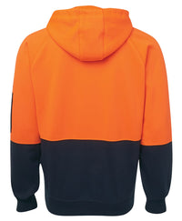 JB's Hi Vis Full Zip Fleecy Hoodie