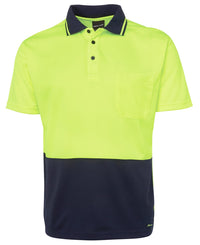 JB's Adults and Kids Hi Vis Non Cuff Traditional Polo