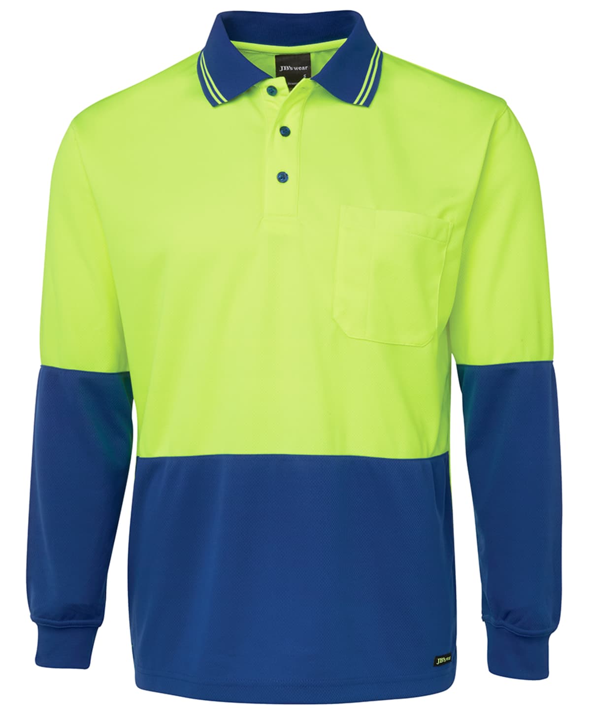 JB's Hi Vis L/S Traditional Polo