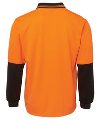 JB's Hi Vis L/S Traditional Polo