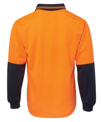 JB's Hi Vis L/S Traditional Polo