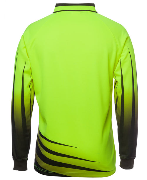 JB's Hi Vis L/S Rippa Sub Polo